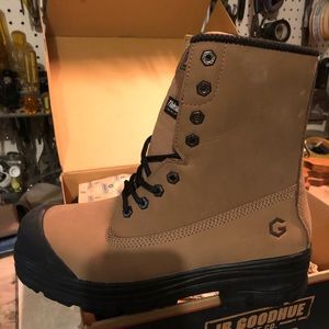 J.B. Goodhue Steel Toe Boots Size 10